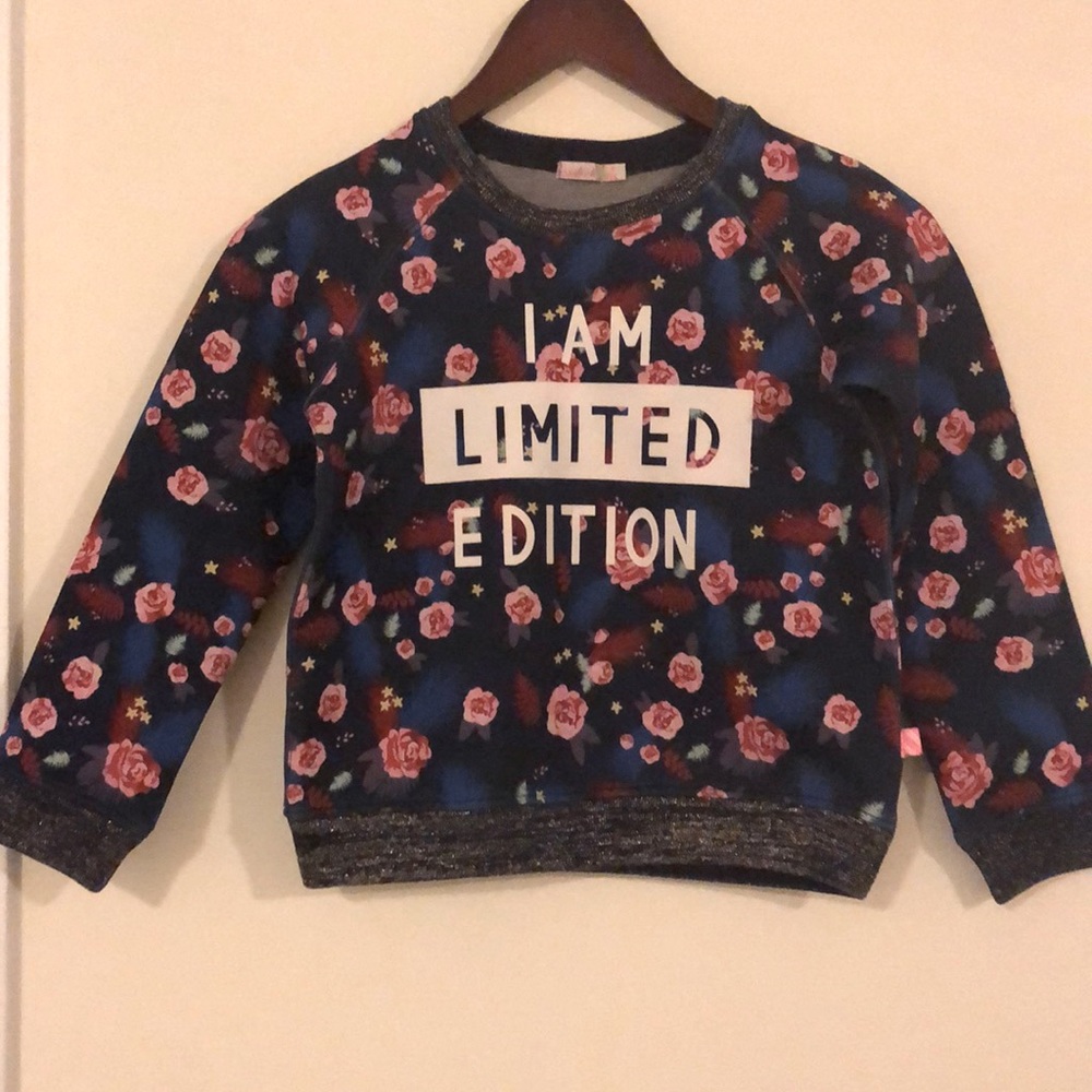Girls designer sweatshirt- Size 8 yrs